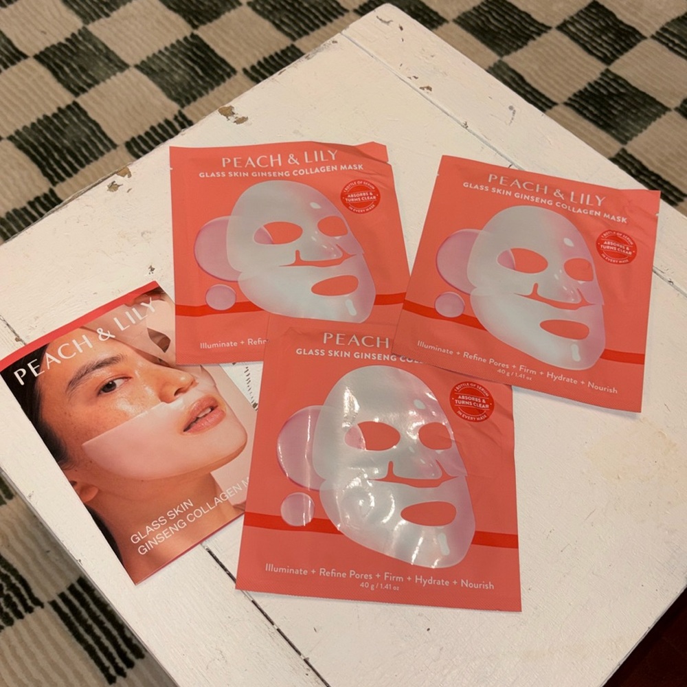 Peach & Lily Glass Skin Ginseng Collagen Mask